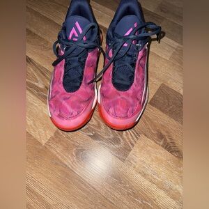 Nike Kids Pink and Black Sneakers